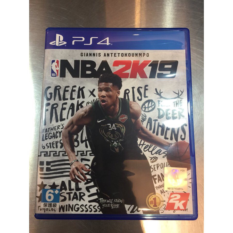 PS4 NBA 2K19 中文版 二手品