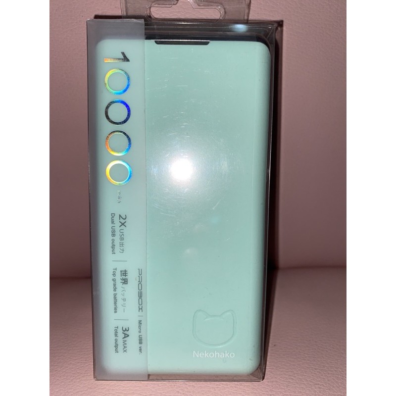 PROBOX 貓之印記 10000mAh 行動電源 (型號:HE8-10000 蒂芙尼藍)