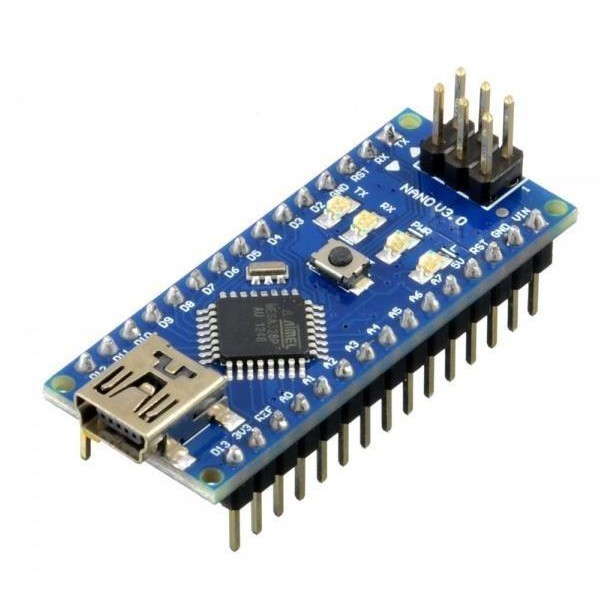 {新霖材料}Arduino Nano v3.0  ATMEGA328P 改進版 @送傳輸線 已銲好腳@ 促銷中賣完為止