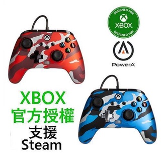 PowerA XBSX周邊 官方授權 ONE/XBSX 增強型 有線控制器 金屬迷彩 支援STEAM【魔力電玩】