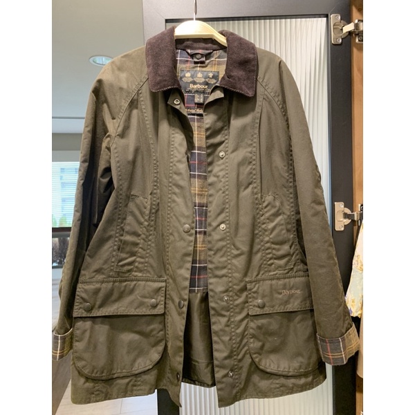 Barbour 經典油布外套 尺寸 uk10