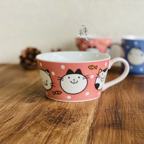 小糖瓷｜日本製 兒童（子供）微笑貓貓系列之湯杯/馬克杯/保鮮蓋杯