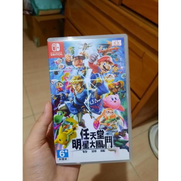 任天堂Switch 二手遊戲片 任天堂明星大亂鬥