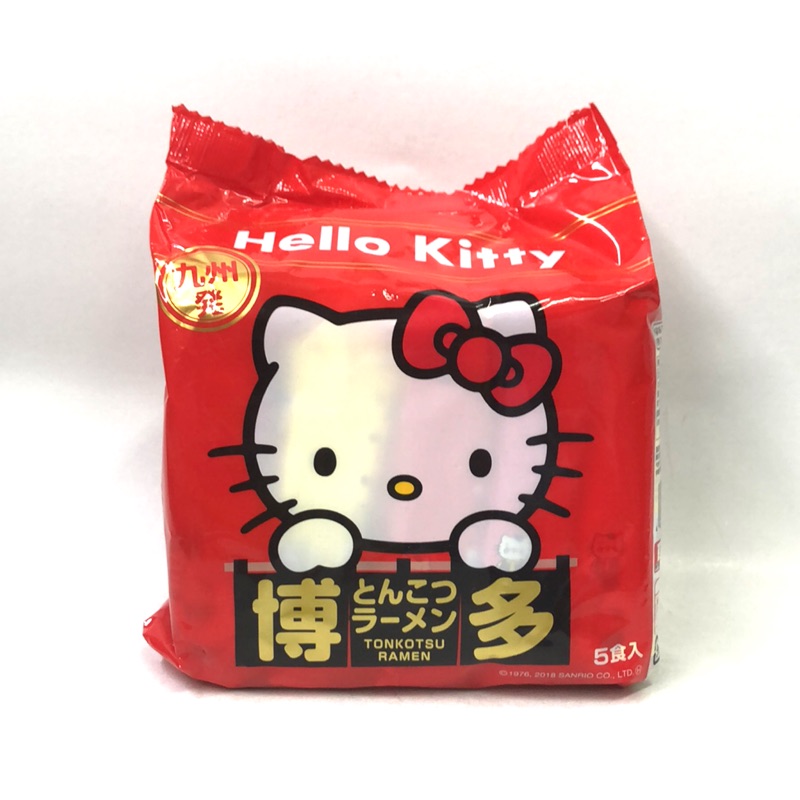 Hello Kitty 凱蒂貓博多拉麵 5份入