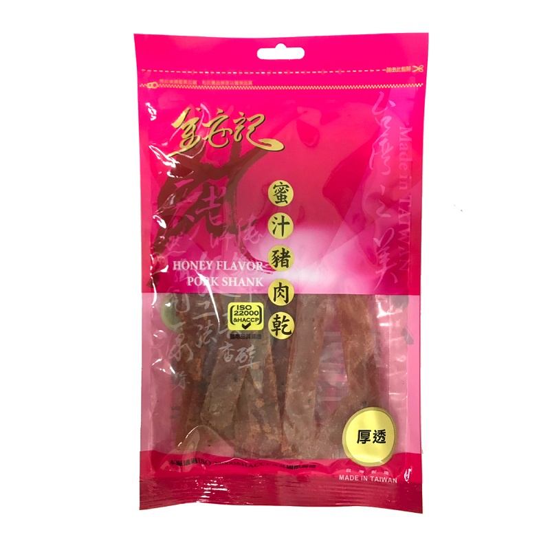 金安記 蜜汁豬肉乾 130g【家樂福】