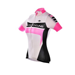 SANTIC L5C02080P女款短袖車衣-專業車衣具備頂級吸濕排汗功能(粉白黑)