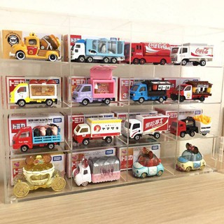 【積木城市一店】壓克力展示盒 16格 B163 開門外框可堆疊 TOMICA 火柴盒小車 多美 模型車 黑盒 胖盒 福利