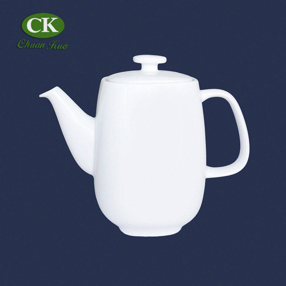 【CK全國瓷器】瓷壺系列-高型磁壺 花茶壺 茶壺 茶具 陶瓷茶壺 雪白茶壺 雪白瓷壺