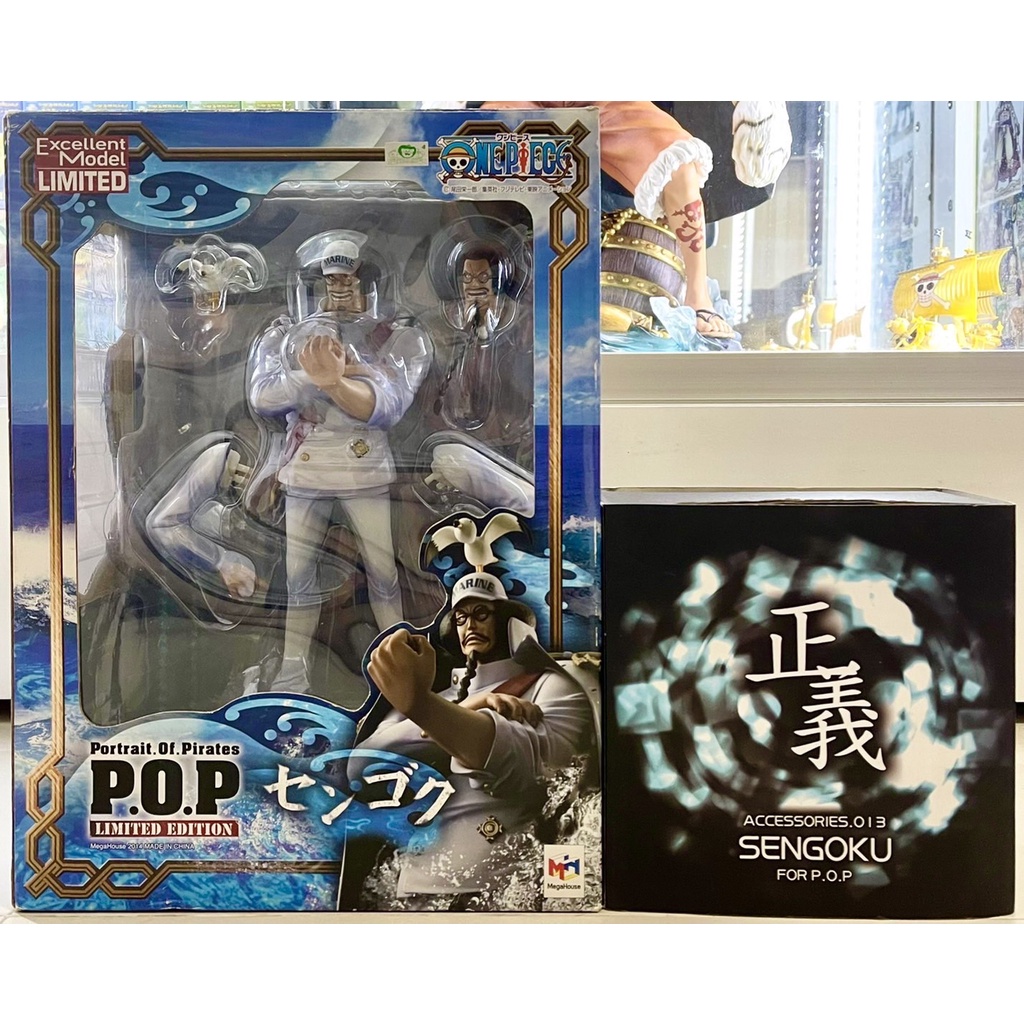 代理銀證 海賊王 航海王 POP P.O.P 魂商店 限定 海軍本部 元帥 佛之 戰國 + 戰國 羊 合售