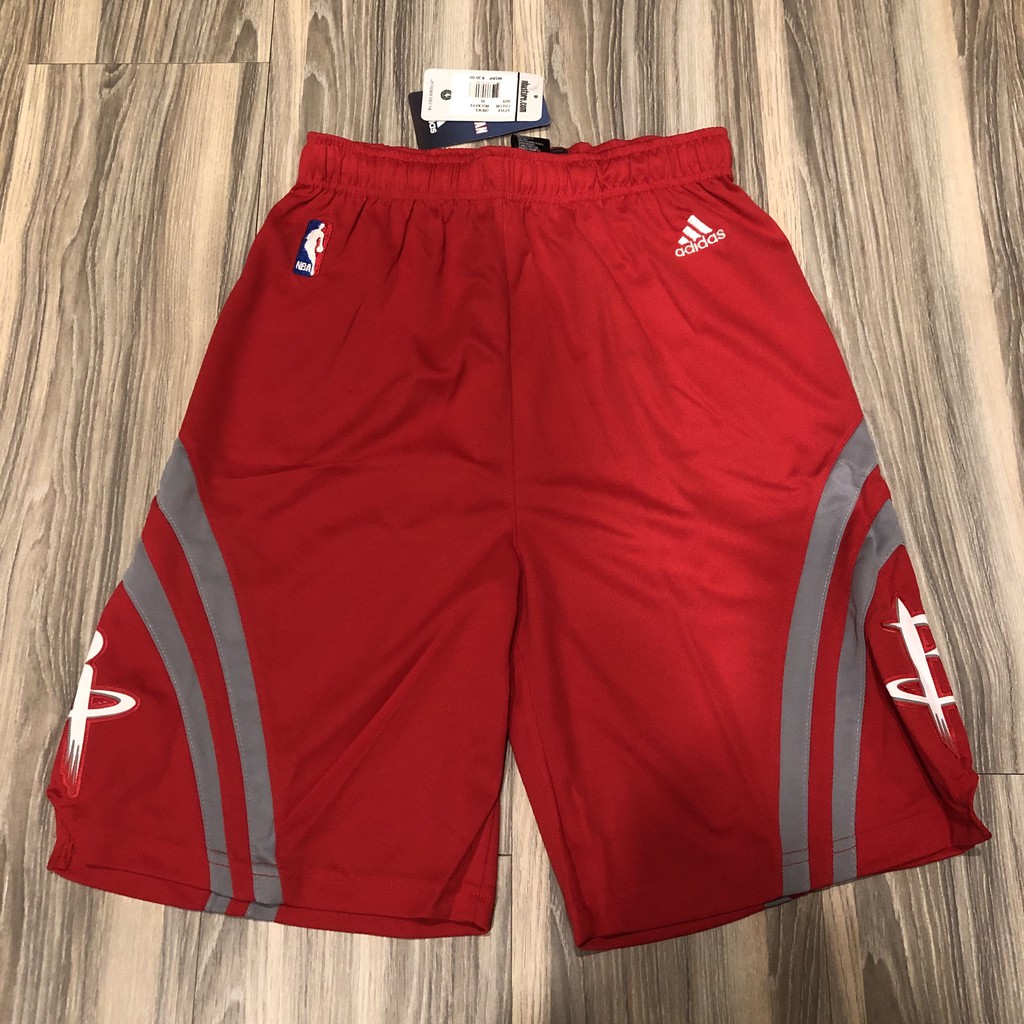 NBA Adidas 火箭 籃球褲 青年版 YXL 電繡 全新含牌