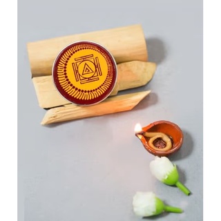 💛isha Devi KumKum (大盒) 幫助接收恩典與正能量 純天然傳統製作 眉心輪 薑黃 無化學成分 印度原裝