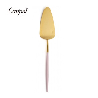 【Cutipol】GOA系列-粉紅金霧面不銹鋼-28cm蛋糕刀 葡萄牙手工餐具