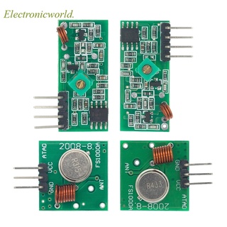 用於 ARM / MCU WL DIY 315MHZ / 433MHZ 無線遙控器的 433 Mhz RF 發射器和接收