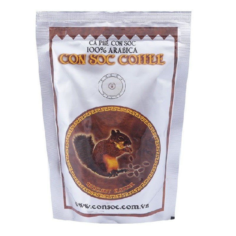 🔥【越南松鼠咖啡】松鼠CON SOC-阿拉比卡咖啡粉 250克🔸保存期限2025/04/01🔸