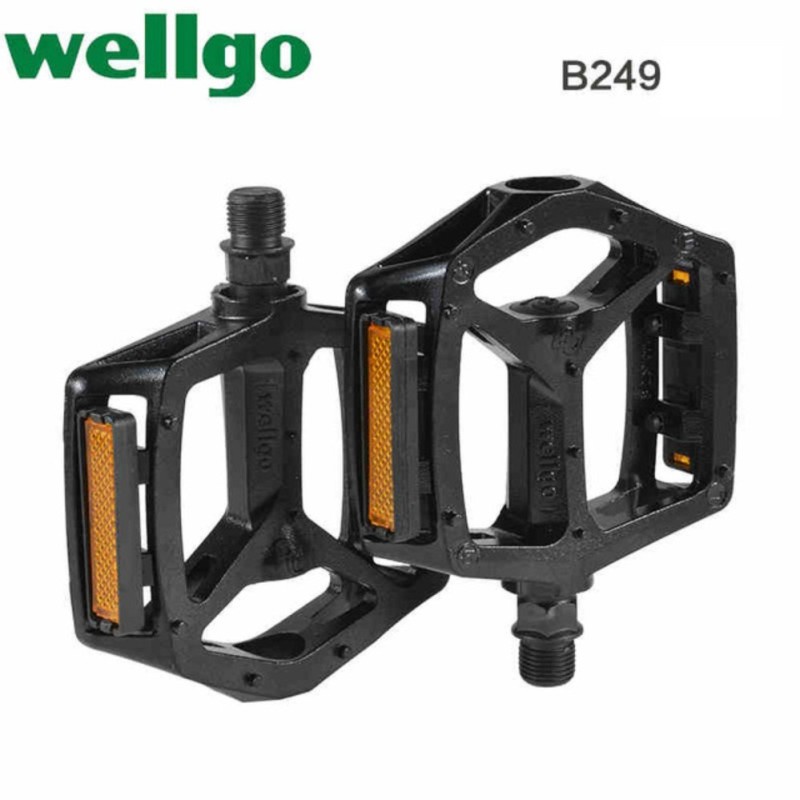 Wellgo B249 Mtb Bmx 鋁製踏板,適用於 9/16 自行車 (B249)