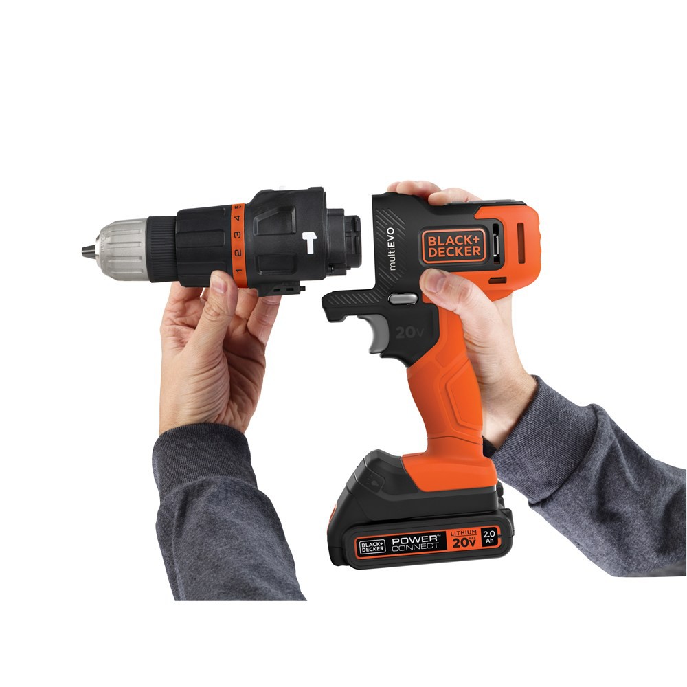 Black Decker 20v 多功能可換頭惡魔機升級版第三代型號evo185h2 蝦皮購物