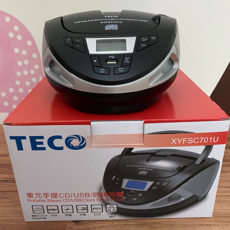 TECO 東元 手提音響 mp3 可插USB 二手