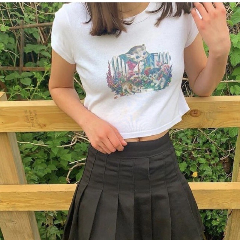 Brandy Melville Ashlyn Kittens Top 蝦皮購物