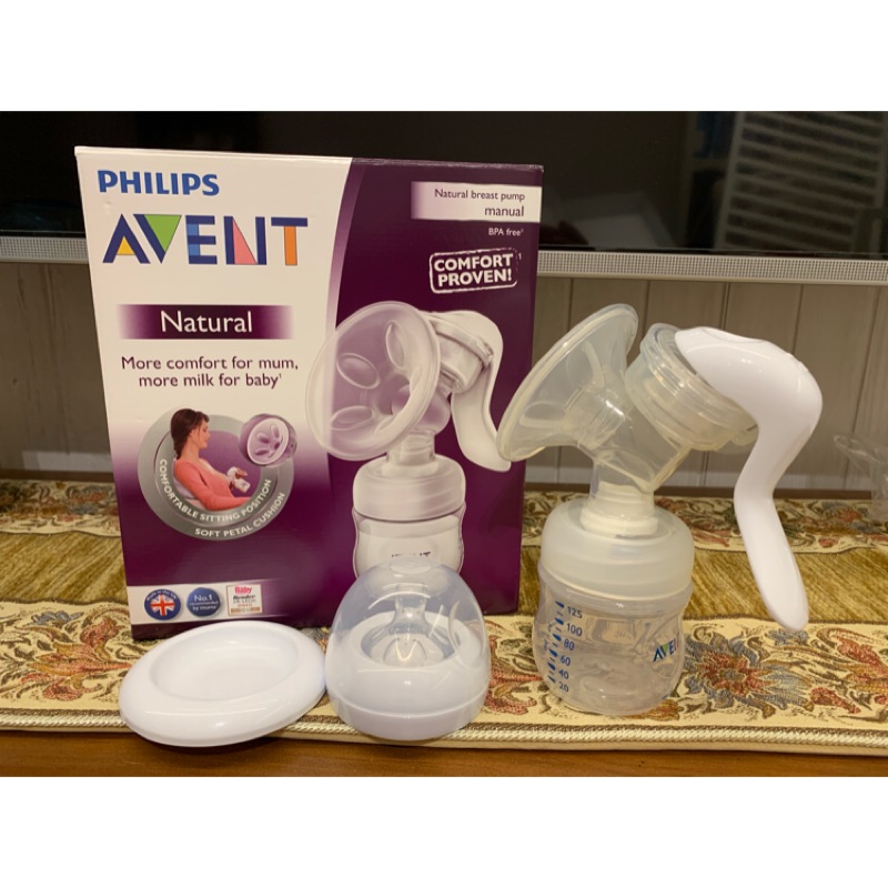 （二手）PHILIPS AVENT 新安怡手動吸乳器 吸奶器擠乳器擠奶器親乳感單邊手動寬口SCF330原廠正品