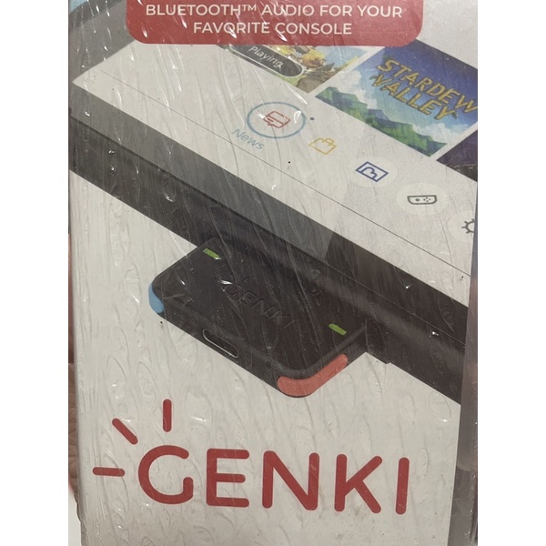全新未拆NS Switch GENKI 藍牙音訊無線傳輸器 台灣限定版