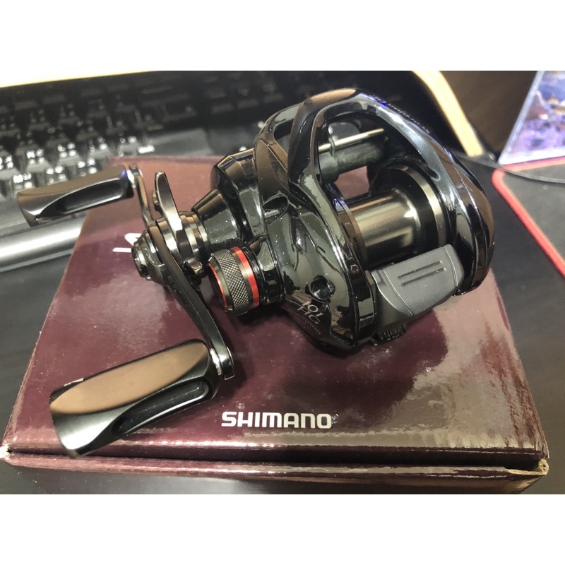 Shimano Scorpion DC 17款紅蠍DC電子煞車系統 雙軸梭式捲線器 路亞小烏龜 二手美品