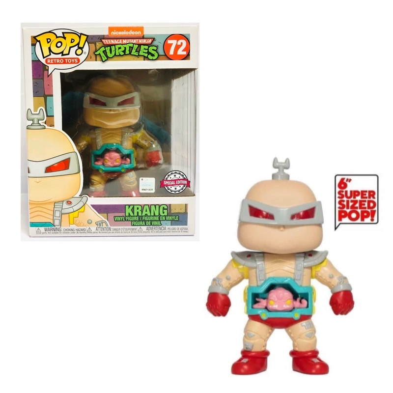 (卡司旗艦） FUNKO POP 72 TMNT 忍者龜系列 忍者龜 6吋 克朗 KRANG 限定版 代理版