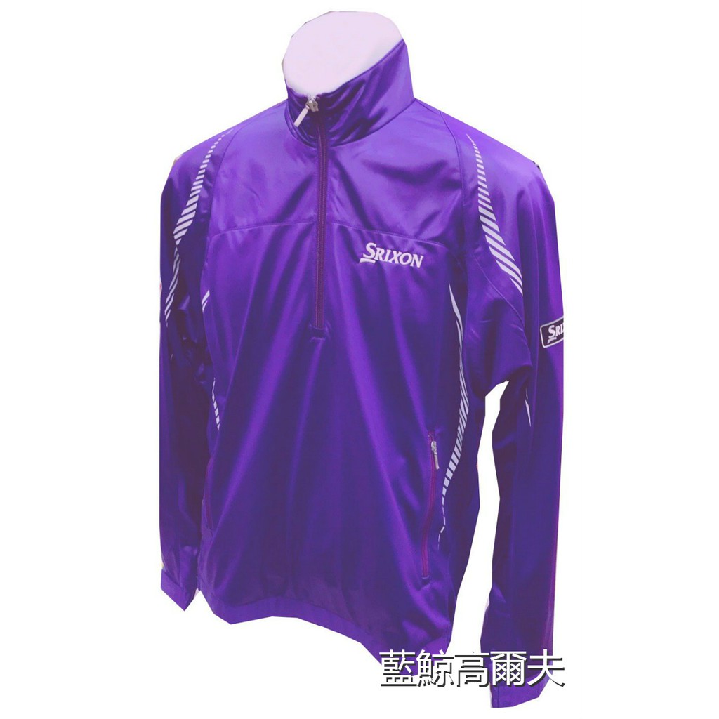 藍鯨高爾夫 SRIXON男防風長上衣(紫)#SXW2410X