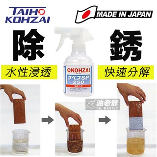 ⚡️現貨⚡️快速分解🔥日本除銹劑 250ml TAIHO KOHZAI 水性浸透 除鏽 金屬鐵件生鏽 油老爺快速出貨