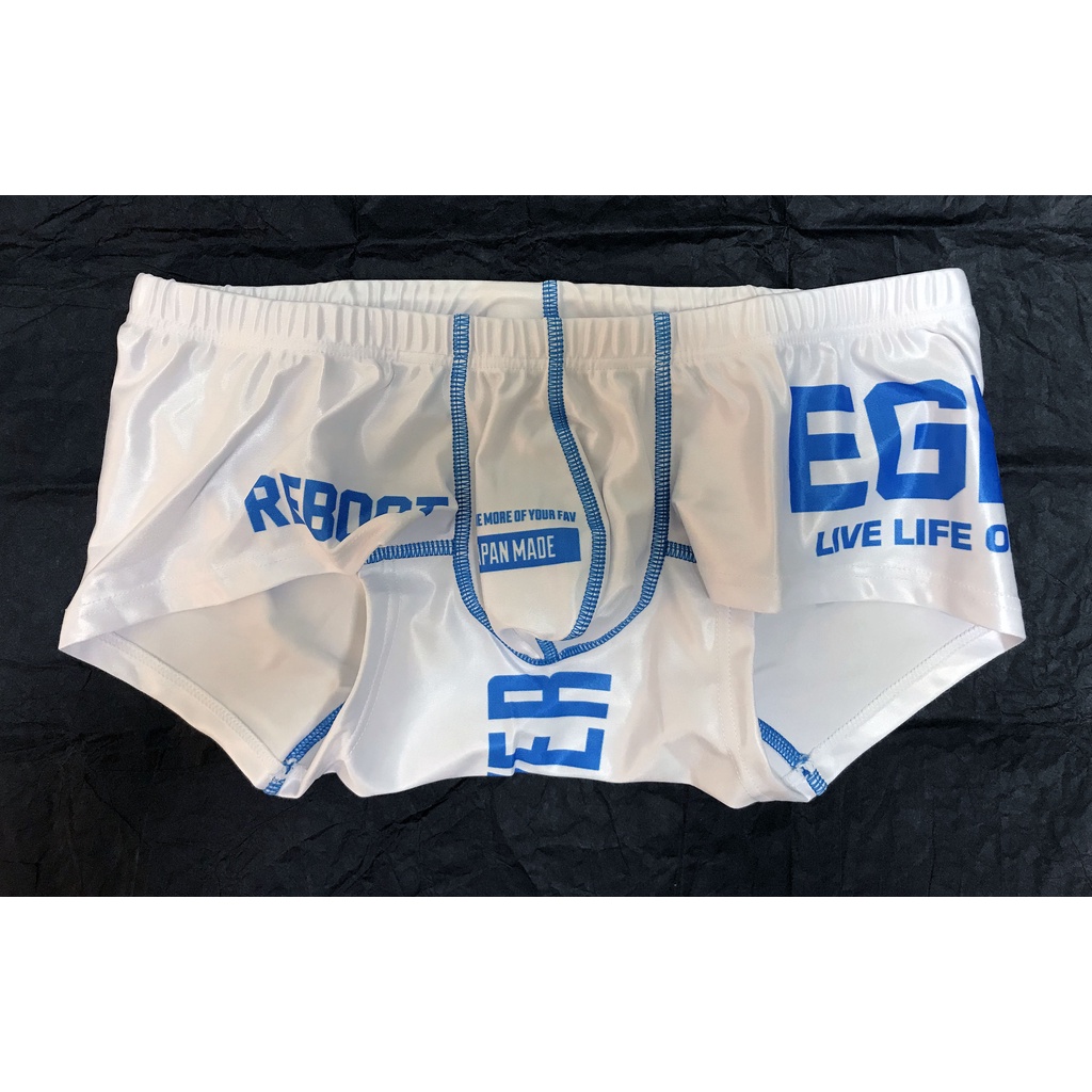 EGDE REBOOT 平口泳褲 L,XL 白、藍、銀灰