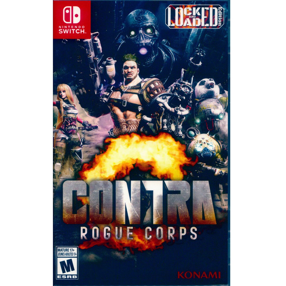 NS SWITCH 魂斗羅 RC 聯盟 鎖定裝填限量版 中英文版 CONTRA ROGUE CORPS【一起玩】