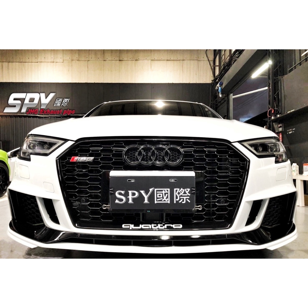 【SPY MOTOR】Audi A3 8V RS3樣式前保桿 水箱罩