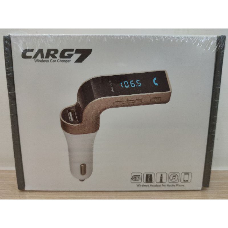 CARG7 車用藍牙FM發射器/MP3播放器/免持通話