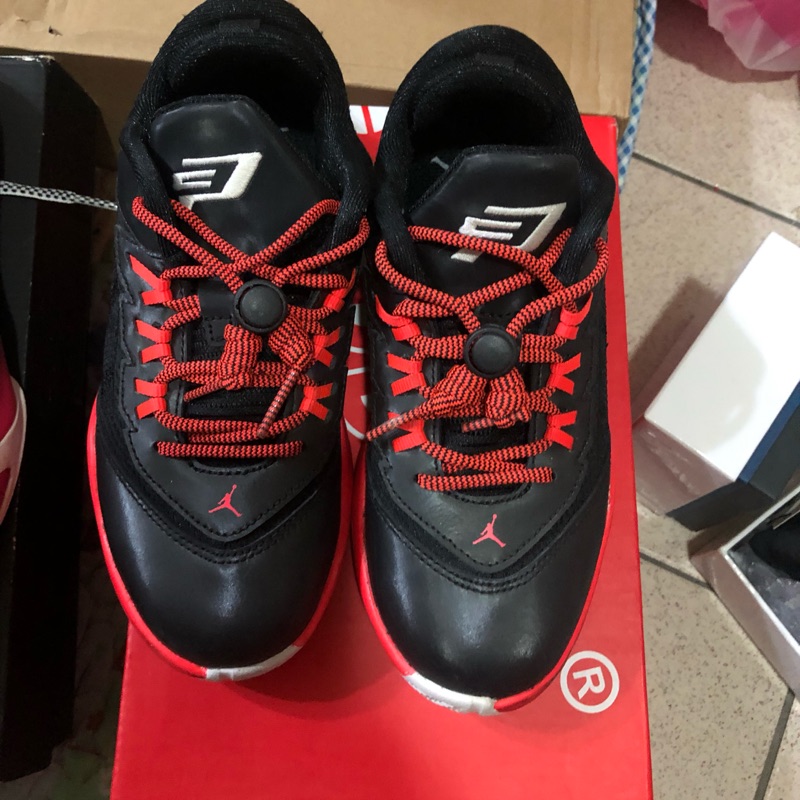 NIKE-JORDAN CP3籃球鞋-黑紅 童鞋