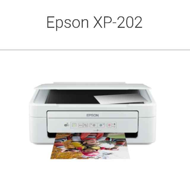 EPSON XP - 202四合一Wifi雲端複合機(列印/影印/掃描/ 無線/iPrint) 二手