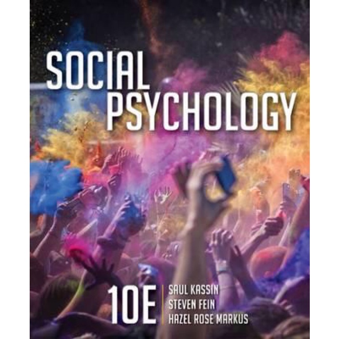 二手書 Social psychology 10E