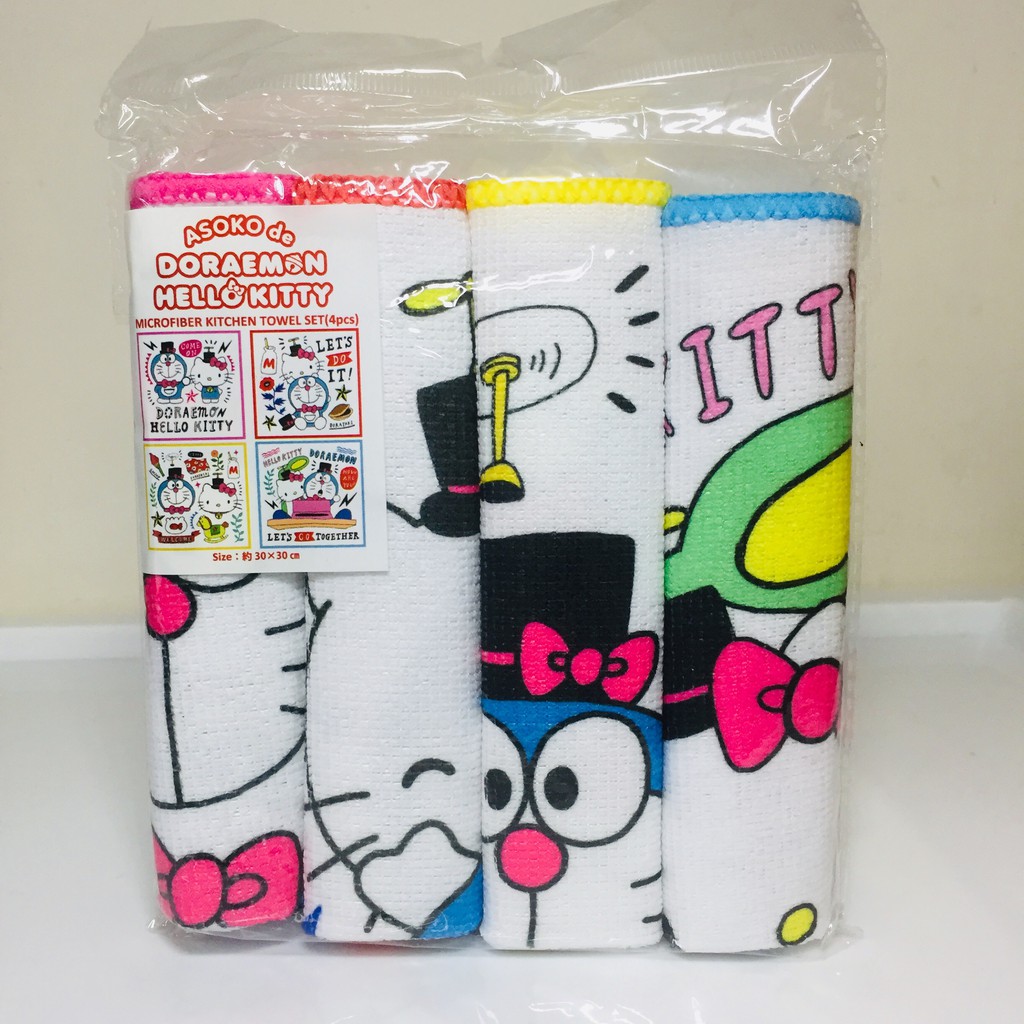 玩具櫃 Asoko 哆啦a夢hello Kitty 彩色小方巾聯名商品 日本朋友提供商品 蝦皮購物