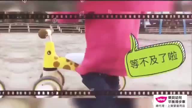 樂貝 lebei 幼兒平衡滑步車 (賽車紅/長頸鹿/斑馬) 三輪車 B1603 公司貨