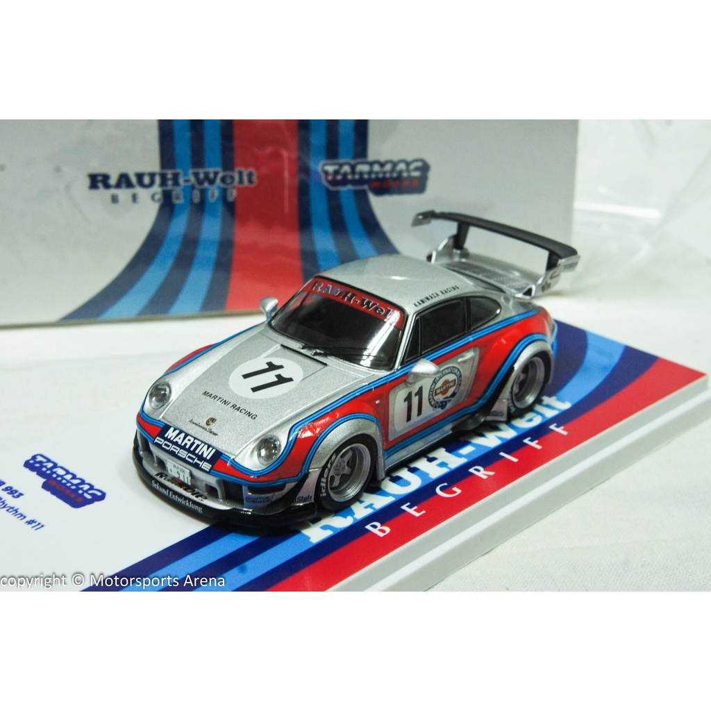 【特價現貨】1:43 Tarmac Porsche RWB 993 Rauh Welt #11 Martini