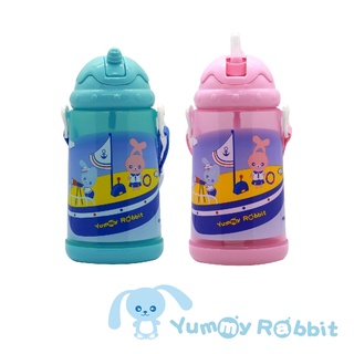 亞米兔YummyRabbit 幼童航海家雙色水壺 650cc 藍色/粉色