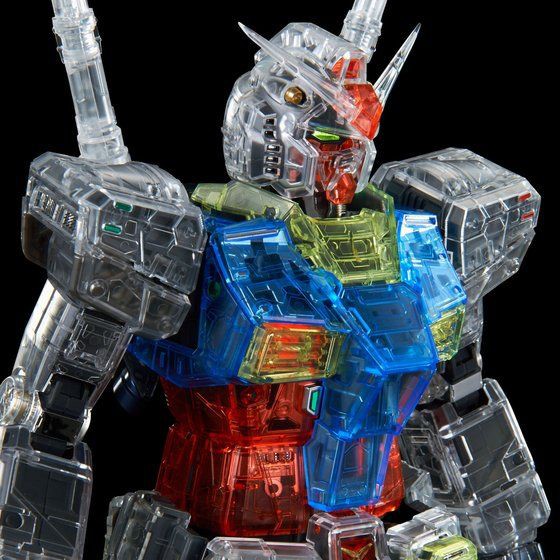 BANDAI PB限定 1/60 PG UNLEASHED CLEAR COLOR BODY FOR RX-78-2