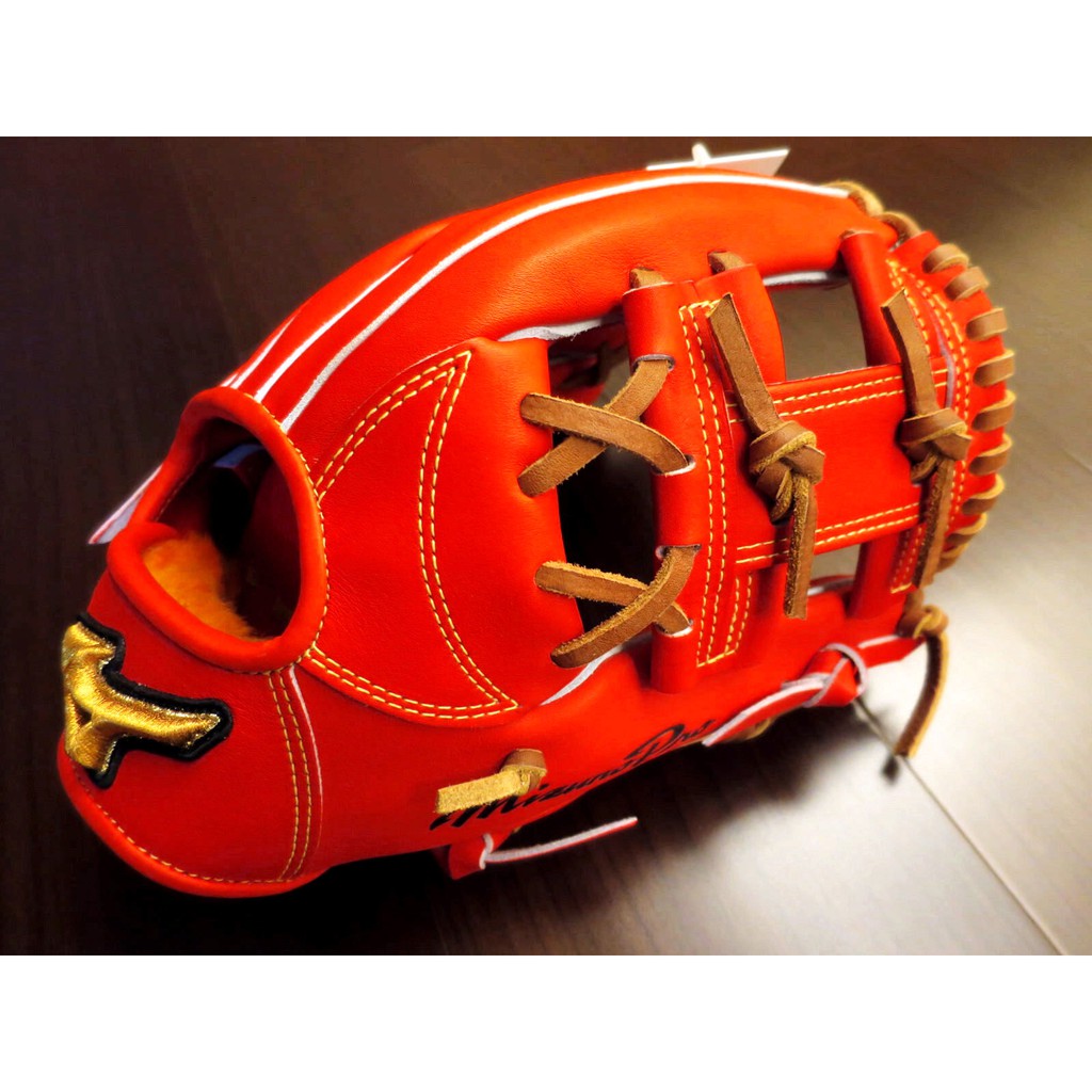 圓圓小舖 全新日本製硬式mizuno Pro Order美津濃最高等級金標日製內野工字手套坂本勇人岸本耕作手作版 蝦皮購物