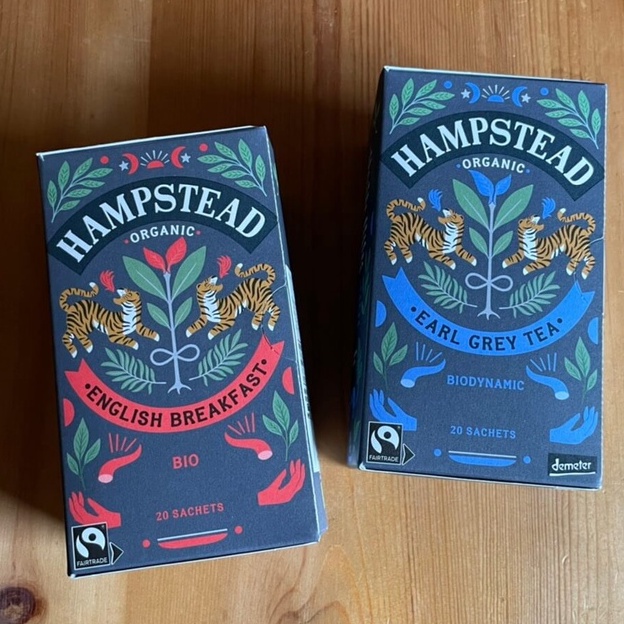 [B&amp;R]英國 HAMPSTEAD 漢普斯敦 有機認證 各式茶包 30g(1.5g×20袋)