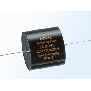 「音響零件」 GAD電容 -viva 銀箔 2.2uF-1200VDC(800VAC) 優惠 滿額免運