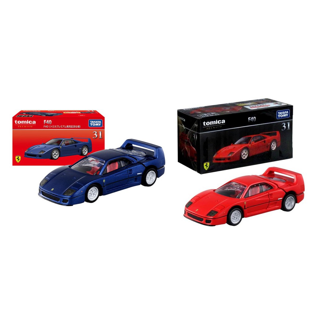 一般 + 初回【詠揚模型玩具店】日版 TOMICA 合金 多美 小汽車 黑盒 31 Ferrari F40 法拉利