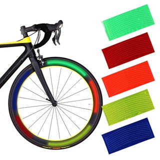 1 件裝騎行熒光自行車反光貼紙/摩托車車身輪輞車輪條紋膠帶/安全裝飾貼紙自行車配件