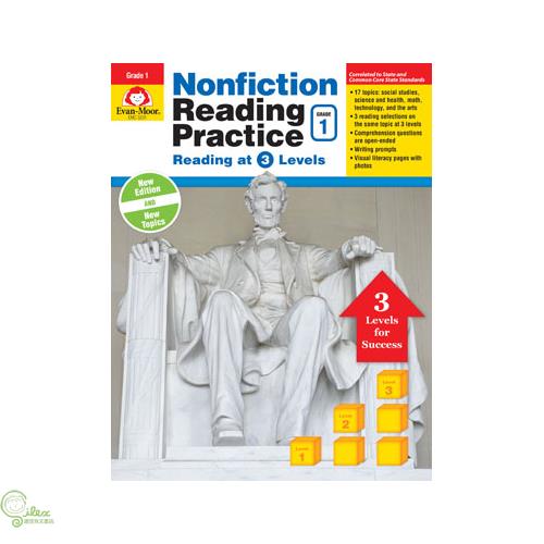 Nonfiction Reading Practice, Grade 1: Reading at 3 Levels