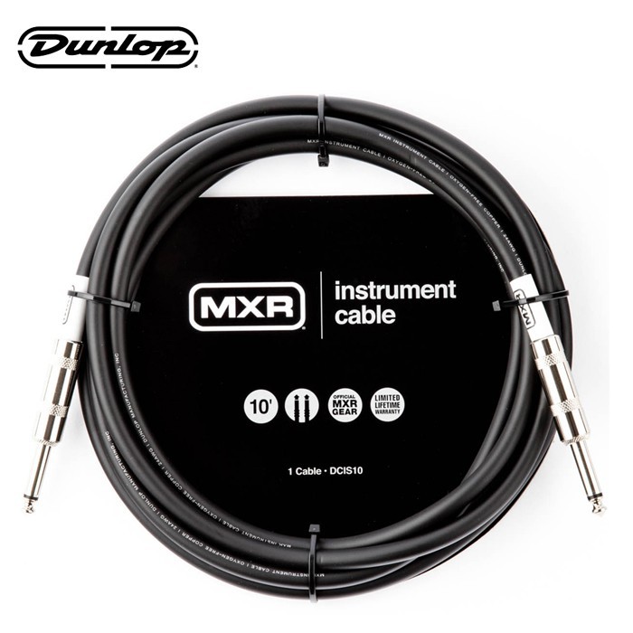 【新麗聲樂器】MXR DCIS 10ft 3M 樂器導線 6.3mm 適用 電吉他 貝斯 音響 喇叭 訊號線 線材