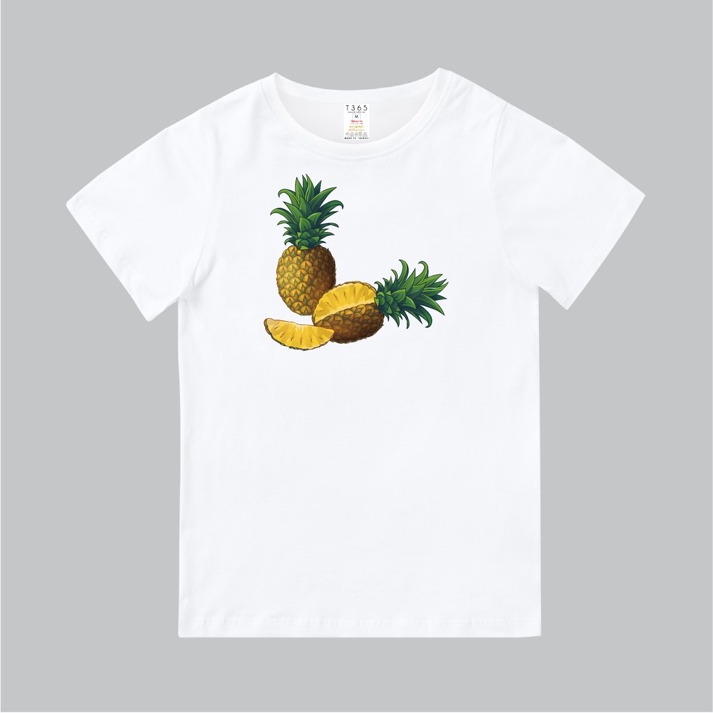 T365 MIT 親子裝 T恤 童裝 情侶裝 T-shirt 短T 水果 FRUIT 鳳梨 旺來 PINEAPPLE