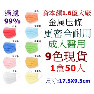 現貨秒出貨99%過濾1500片可超取時尚開窗彩盒金屬鼻樑條億元大廠台灣製造超密合安全萬洲通醫療口罩醫用口罩成人兒童平面