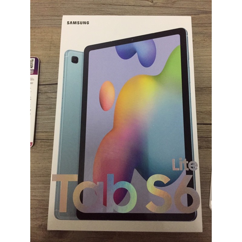 全新 三星平板Samsung tab S6 lite 64GB 藍 10.4吋 （附書本式皮套+128G記憶卡）